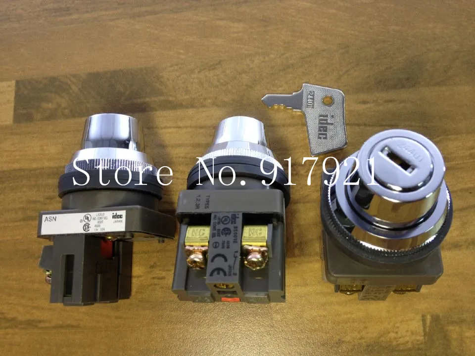 

[ZOB] Япония IDEC и ASN переключатели с трехбитной ручкой ключа 30 мм NC оригинал --5 шт./лот