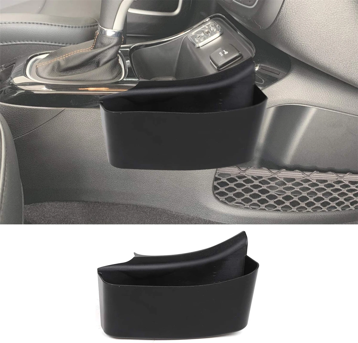 Gear Shift Tray Storage Box Organizer Phone Holder Container for Jeep Compass 2017 2018 2019 2020 2021 Car Interior Accessories
