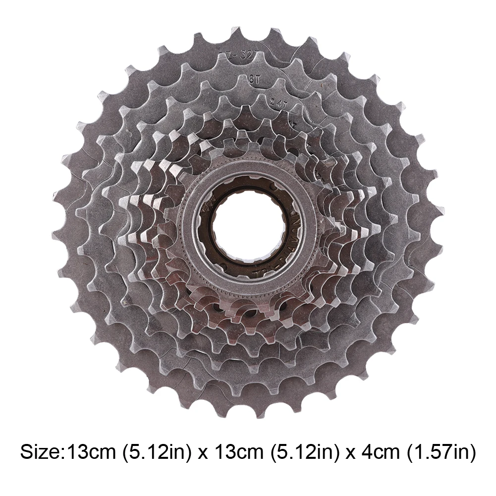 

Bicycle 9 Speed Sprocket Gear 9S Bike 9 Speed Rotary Flywheel 13-32T MTB 9 Speed Rotary Flywheel Anti-Slip for MTB Bike