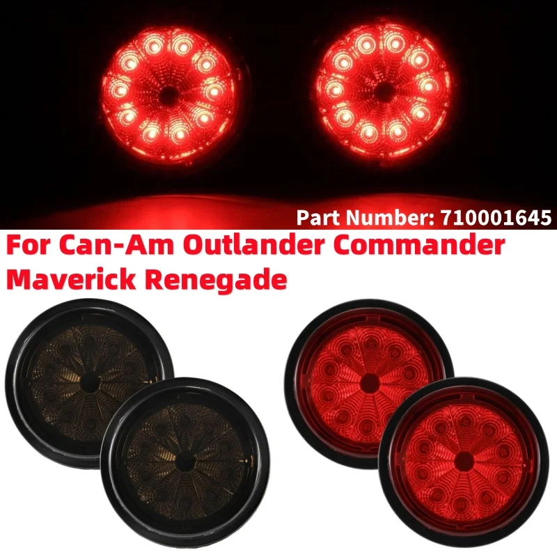 2Pcs Car Taillight LED Tail Light Rear Brake Stop Lamp for Can-Am Outlander Commander Maverick Renegade 710001645