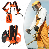 Double Shoulder Harness Strap Comfortable Strimmer Padded Belt Labor Saving for Brush Cutter Trimmer Garden Pruner Strimmer