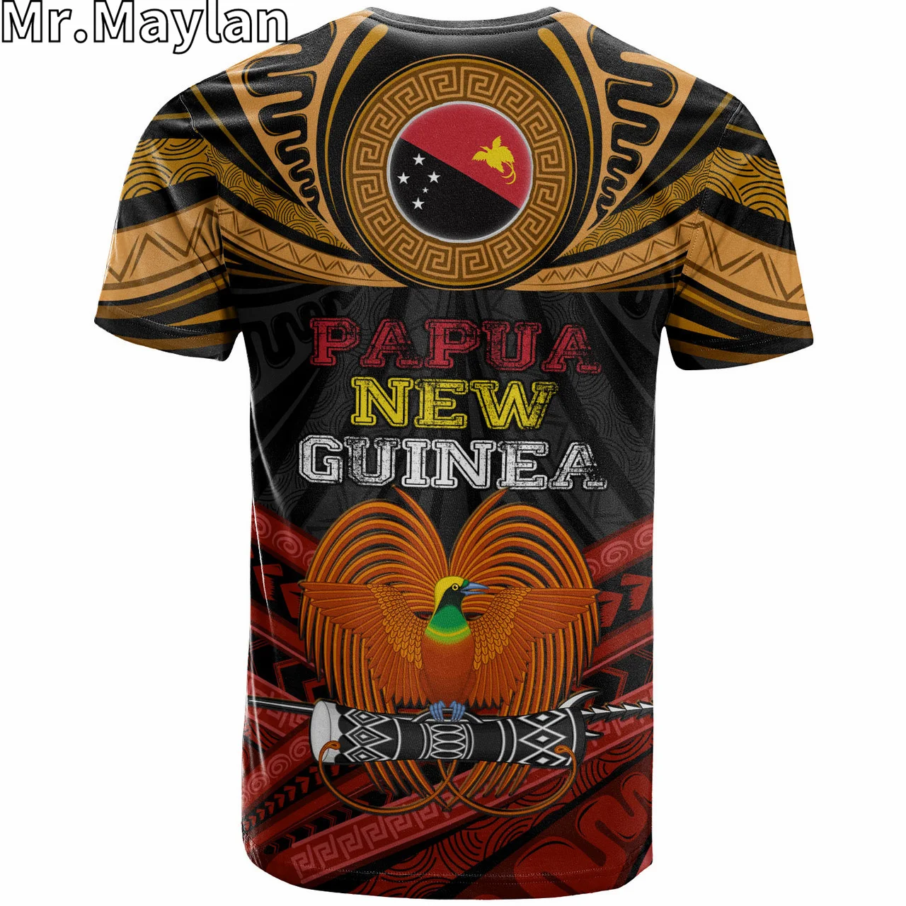 Custom 3D Print Papua New Guinea Polynesian Hawaii T-Shirt Fabric Pattern Tribal Tattoo Design Tshirt Men Women Unisex Tee Tops