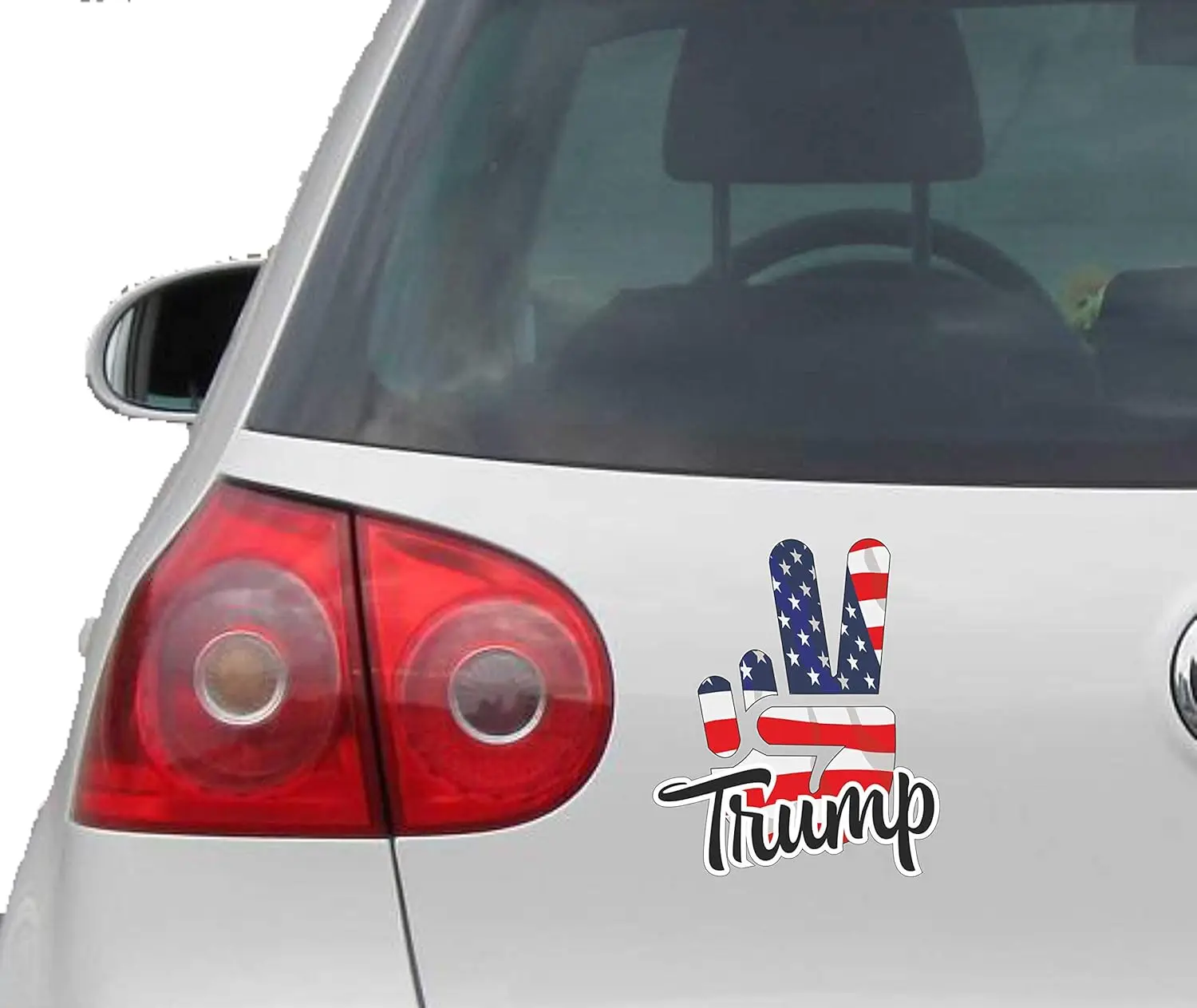 Victory - Campaign Sticker, Rectangle Bumper Sticker Car Occlusion Scratch Decal - Hand Car Exterior Accesorios Para Auto