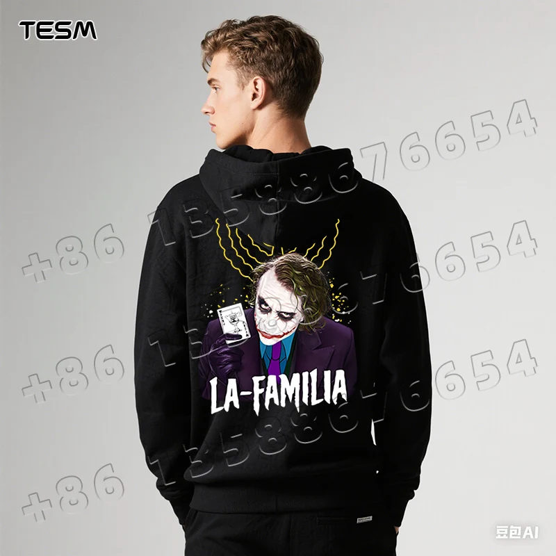 

TESM Bet Spring Men Hoodie 3D Printed High-Quality Sweatshirt Casual Children Parent-Child Jacket Long Sleeves Loose Toe Sweater
