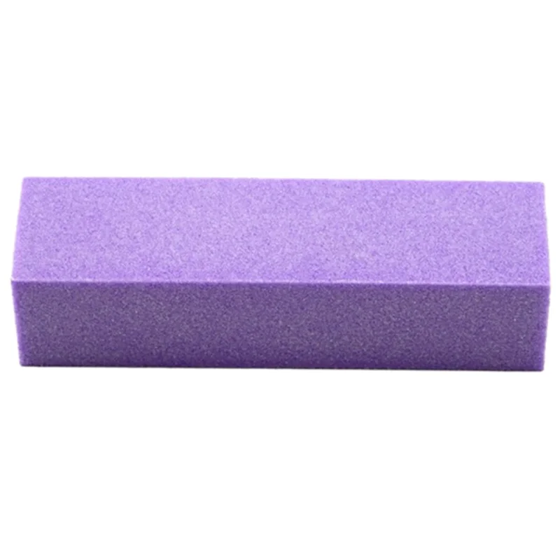 10x Buffing Sanding Buffer Block Files Acrylic Pedicure Manicure Nail Art Tips (Color: Purple)