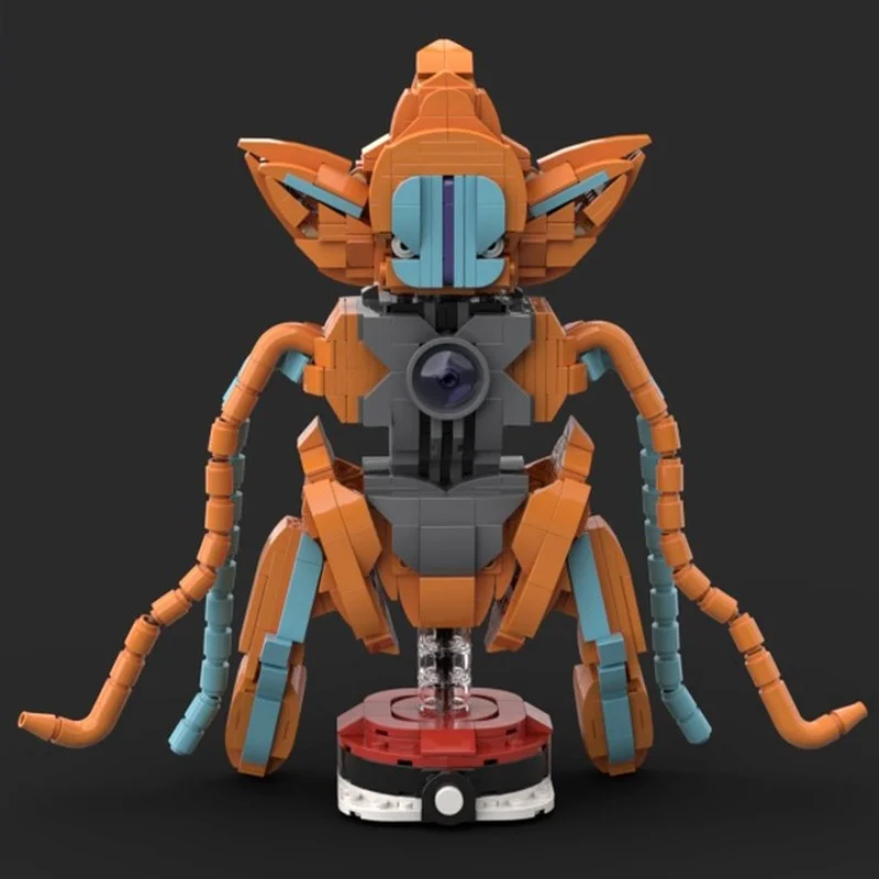 

841PCS MOC Creative Model Deoxys Attack Forme Collectible Display DIY Building Blocks Home Decor Gift Showcase Set Display Gift
