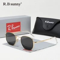 Gafas de sol con montura de aleación polarizadas UV400, gafas de sol de conducción informales para mujeres y hombres, accesorios para gafas de vacaciones