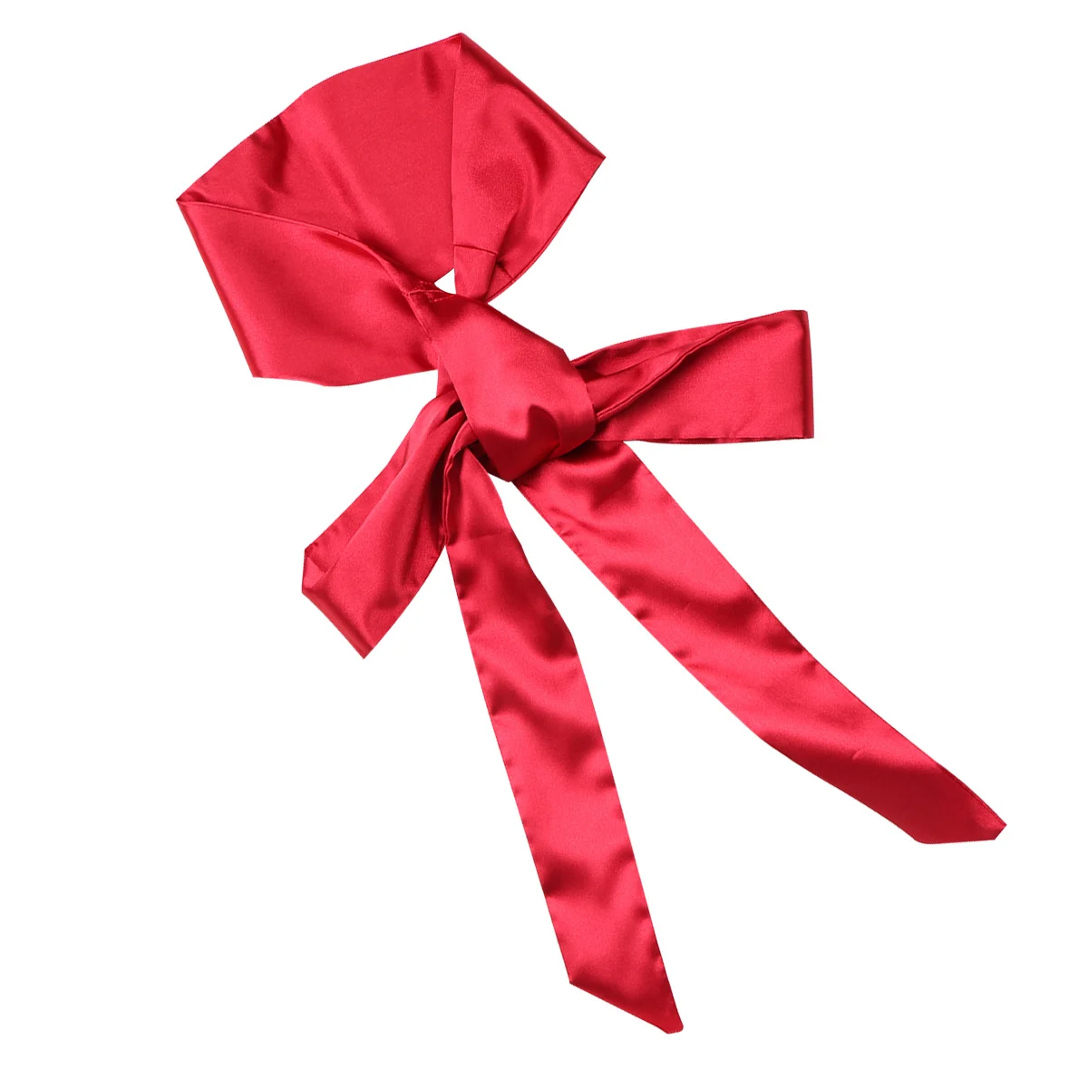 حزام بفيونكة حريرية واسعة الخصر بلون سادة وشاح بشريط من الساتان باللون الأحمر وشاح فستان مريح للمناسبات الخاصة حزام فيونكة حريرية للنساء #4