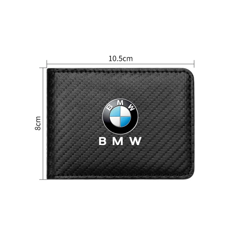 Carbon Fibre Wallet Car Driver License Case Card Holder Sticker For BMW M e46 e90 e60 f30 f10 e39 e36 g20 g30 f20 e87 Accessorie view 6