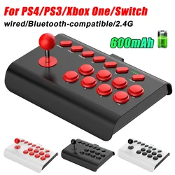 Wired Game Joystick Retro Arcade Console Rocker Bluetooth Fighting Controller 2.4G Gaming Joysticks for PS4/PS3/Xbox One/Switch
