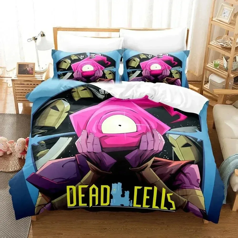 

3D Print Game Dead Cell Bedding Set For Bedroom Soft Modern Bedspreads Comefortable Kids Duvet Cover Quilt Cover And Pillowcase