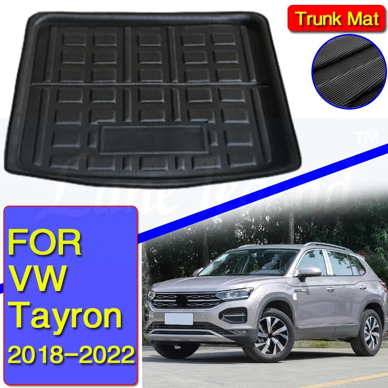 For Volkswagen VW Tayron 2018-2022 Interior Rear Trunk Boot Liner Cargo Mat Floor Carpet Tray Protector Waterproof Mats