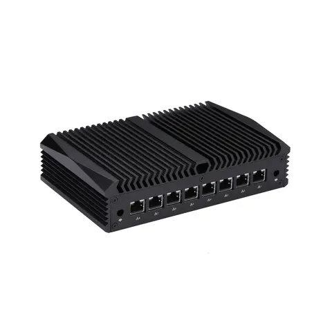Qotom 8 LAN 미니 PC 코어 i5-8260U 최대 3.9GHz, 8x i225V 2.5G LAN DIY 강력한 라우터 방화벽 VPN 가상 PC