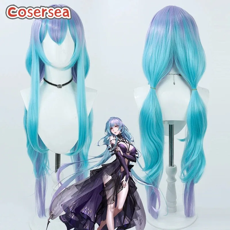 

Cosersea Hamel парики для косплея Game Path to Nowhere Hamel 100 см женский длинный синий градиент фиолетовый парик синтетические волосы термостойкие