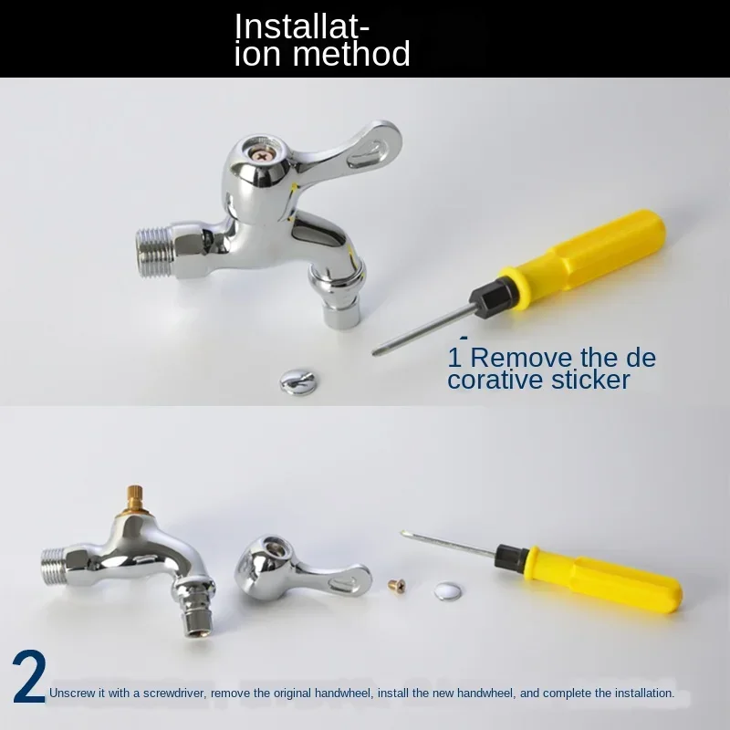 Switch Handwheel Fittings Faucet Spool Universal Single Cold Hot Water Fast Boiling Faucet Core Triangle Valve