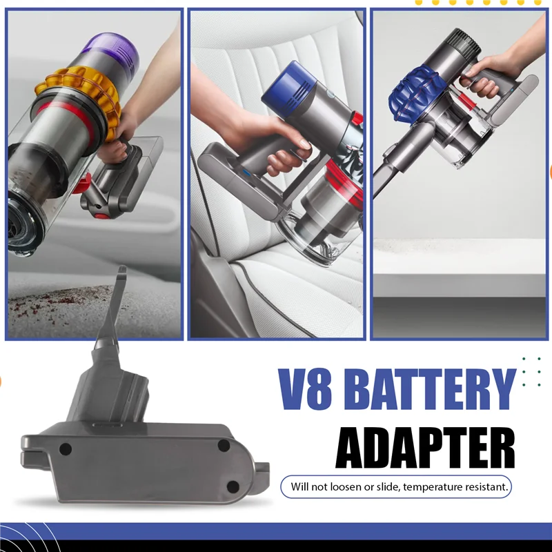

PTST V7 V8 Adapter For 18V Lithium- Battery Convert To For Dyson V7 V8 Tool Use For Dyson V8 Series Spare Parts Access