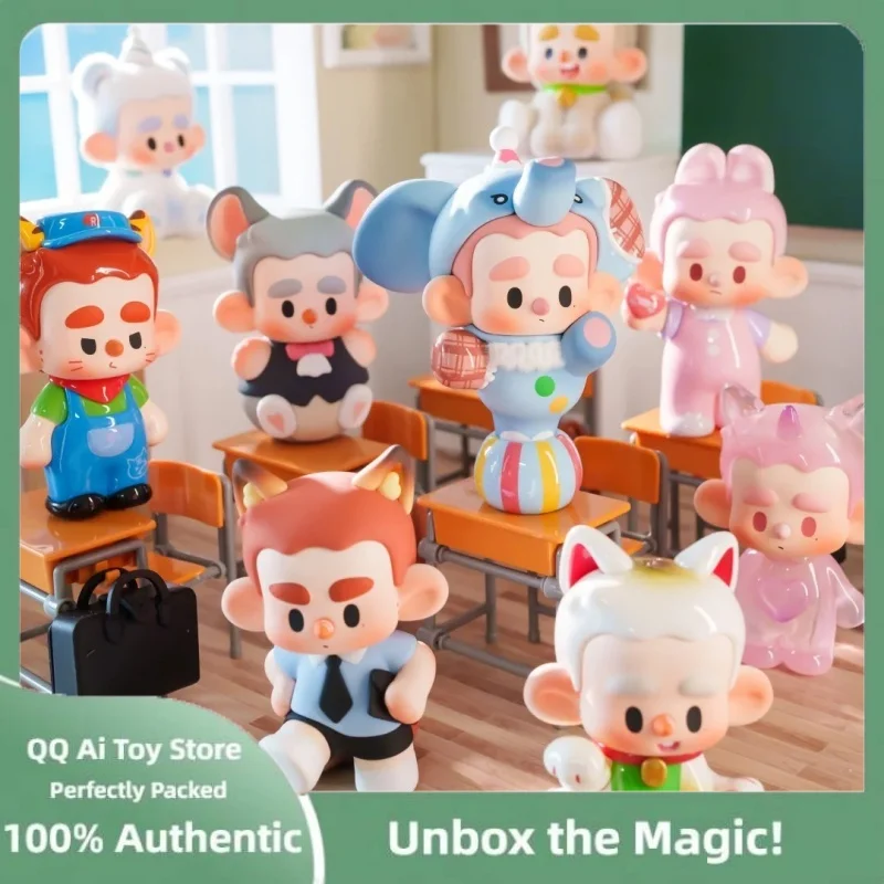 

Original Hurobo Class Zoo Series Blind Box Kawaii Hurobo Action Figure Surprise Bag Lovely Mystery Box Animals Anime Figurine