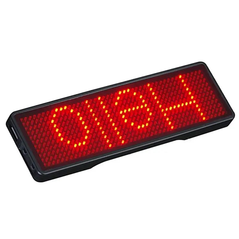 FAST-20X Bluetooth LED Name Badge Rechargeable Light Sign DIY Programmable Scrolling Message Board Display LED,Type 2