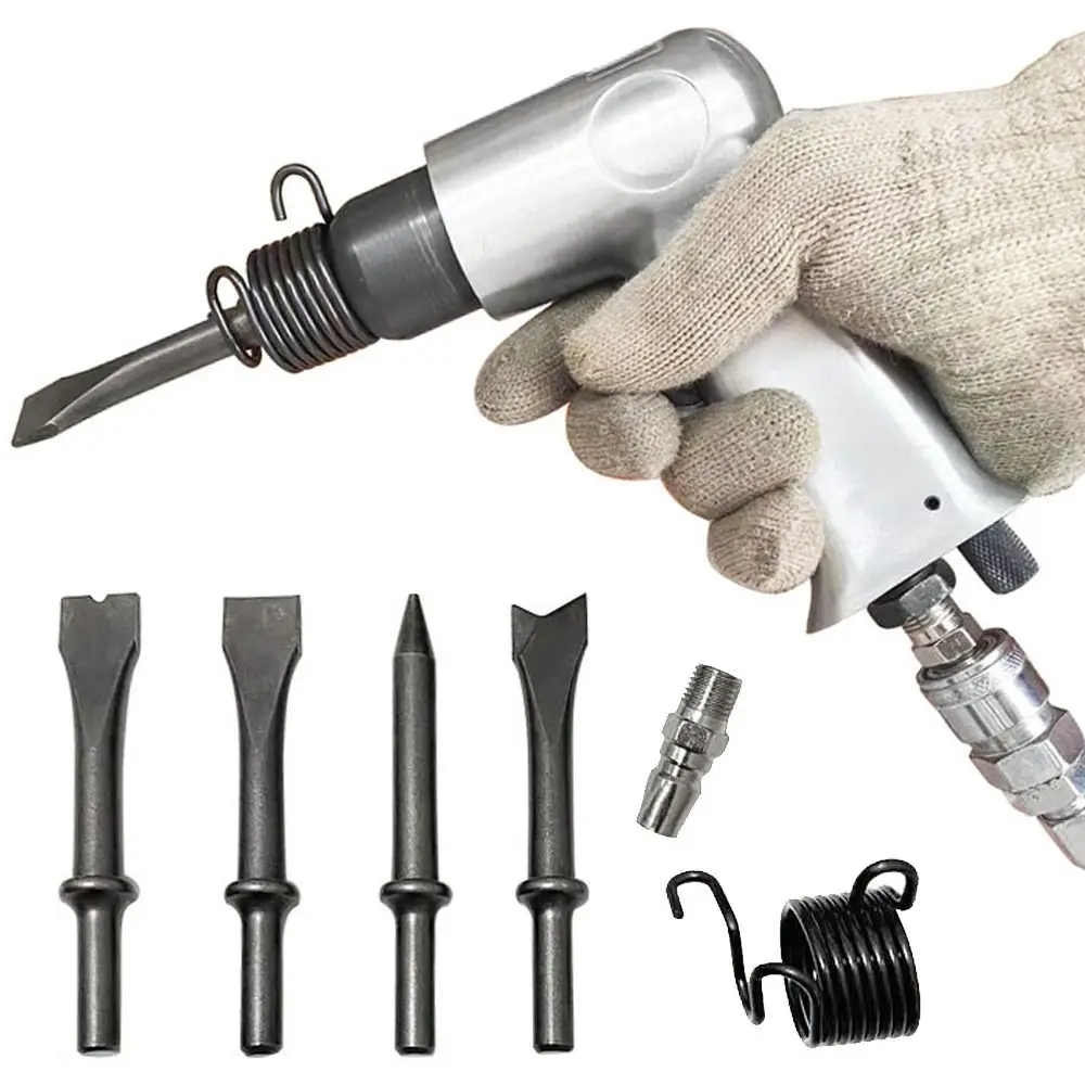 

Professional Straight Type Air Hammer Powerful Handle Industrial Handheld Shovel Hammer 1/4" Pneumatic Shovel