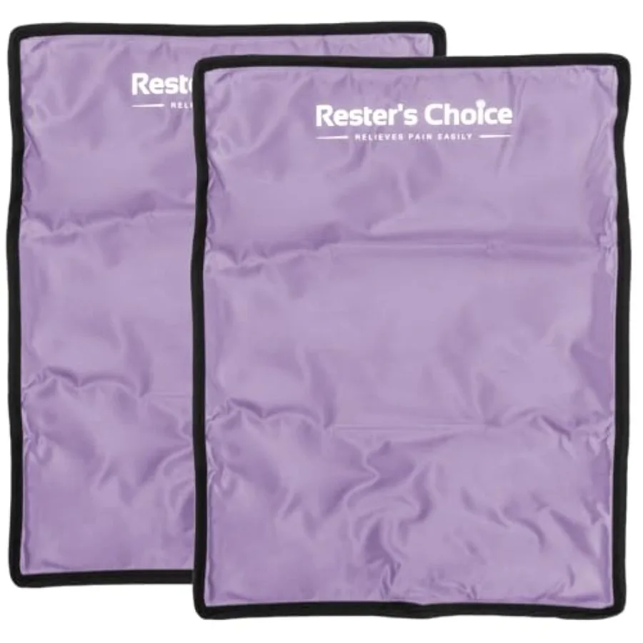 

Large Ice s for juries"x 4.5" Hot and Cold Reusable Gel, Durable Construction, and Flexible When Frozen