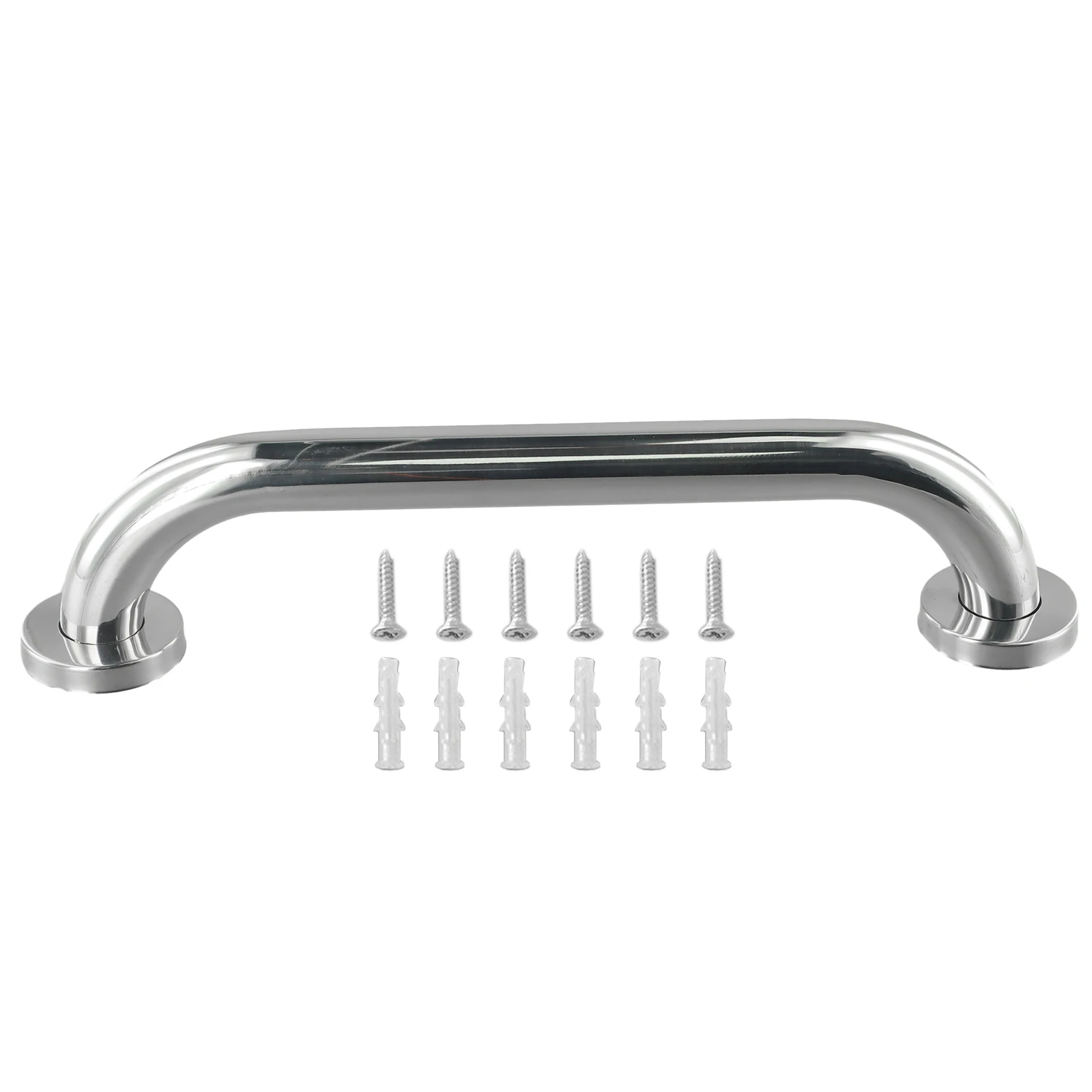 Rail Stainless Steel Silver Handgrip Support Grip 300/400/500mm Shower Bar Bathroom Aid Hand Towel Wall Useful