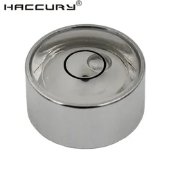Bullseye Round Universal Spirit Level Bubble Metal Shell with M6 Screw Diameter 20mm 1PCS