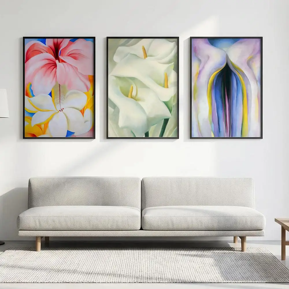 Artist G-Georgia O-OKeeffe Poster HD art, waterproof, sticky wall, home decoration (living room, bedroom, bar), aesthetic