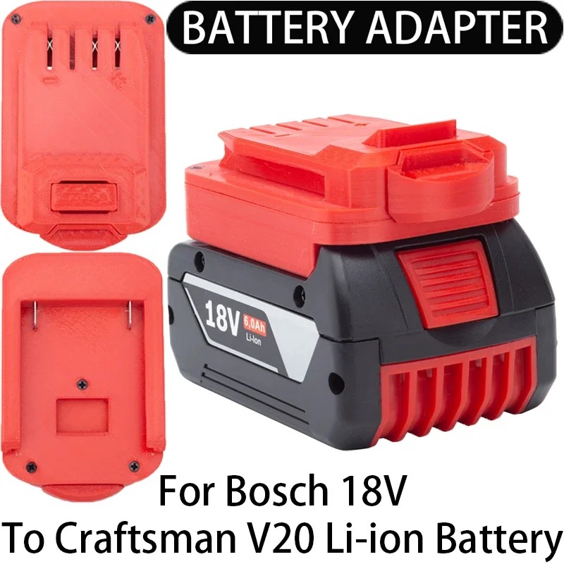 

Adapter/Converter for Craftsman V20 Li-Ion Tools to Bosch 18V Li-Ion Battery Adapter Power Tool Accessories