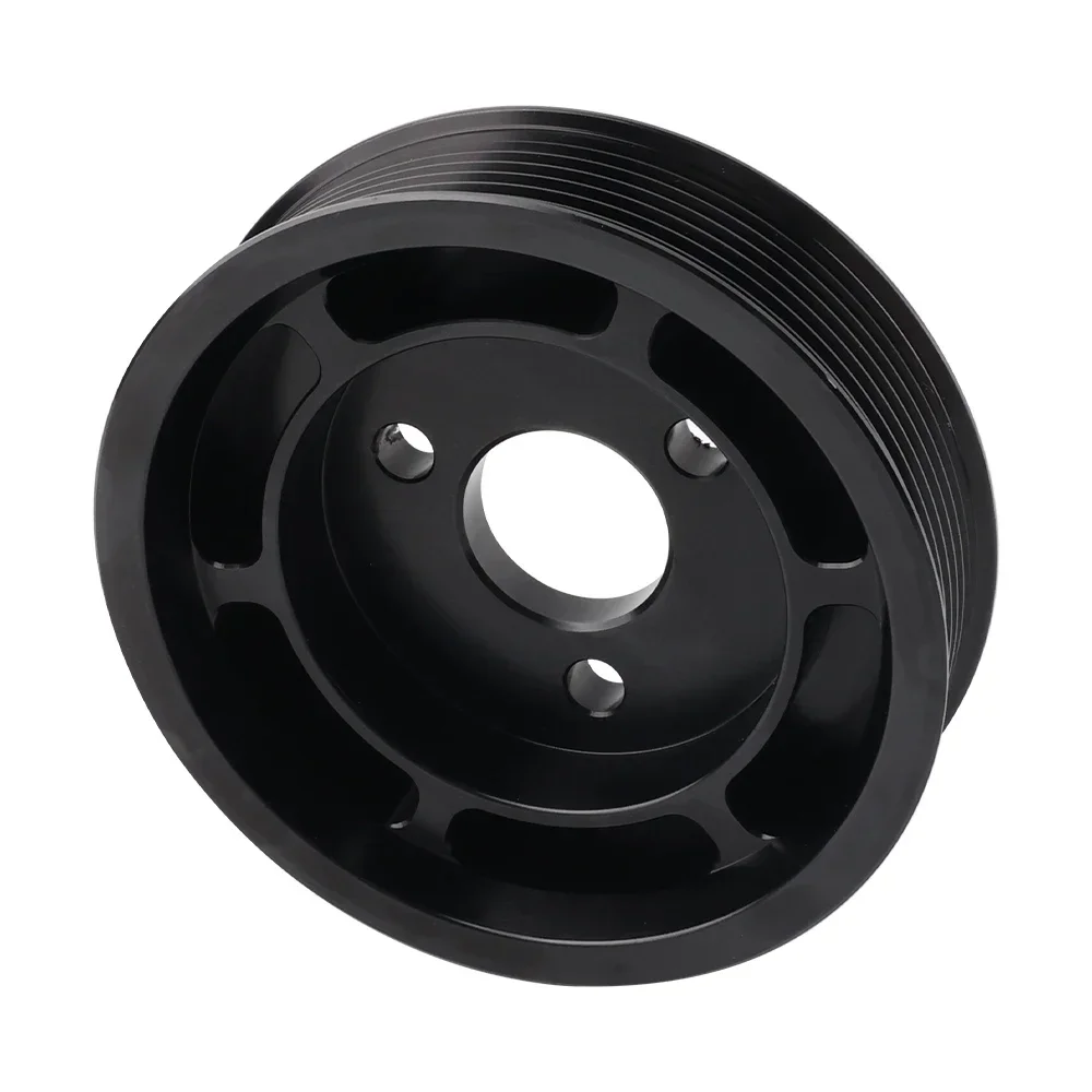Black Aluminium Power Steering Pulley for BMW 135i/335i/335xi (E82/E88/E90/E91/E92/E93) N54 Engine | OE# 32427553955 view 6
