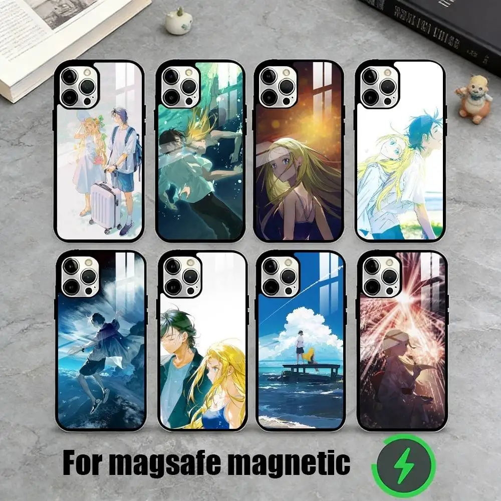 

S-Summer Time Rendering Graphic Phone Case For iPhone17,16,15,14,13,12,11 Plus,Pro Magnetic with Magsafe Wireless Charging