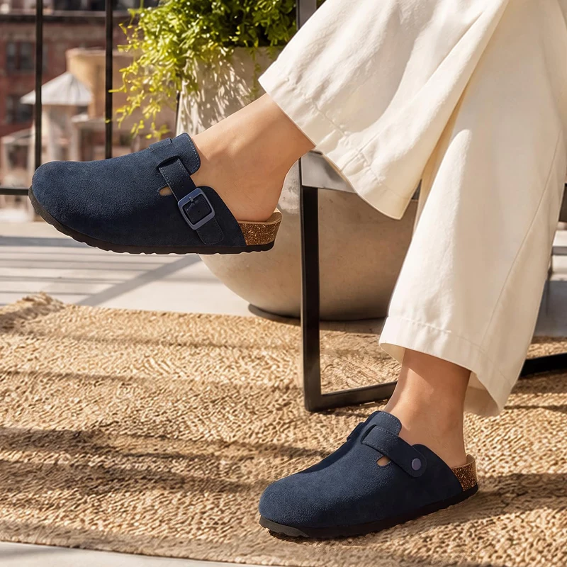 Litfun Cork Footbed Mules Untu - Women'S Shoes Vegan ulasan dan harga
