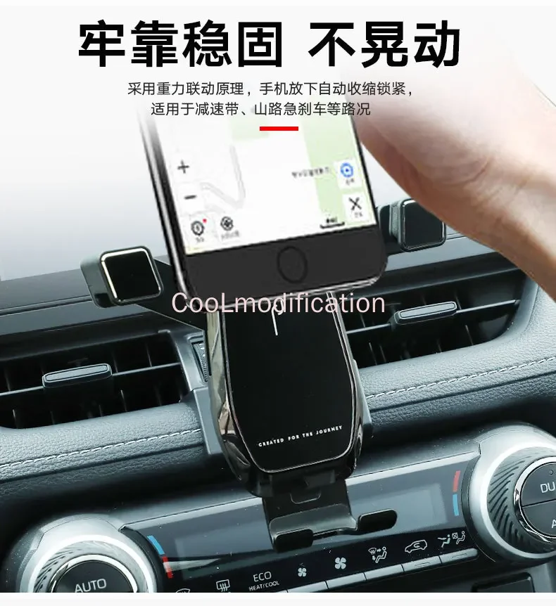 Car phone holder for Mercedes W205 GLC COUPE S205 C205 glc x253 300 C250 C260 car navigation holder Mobile phone stand c-class