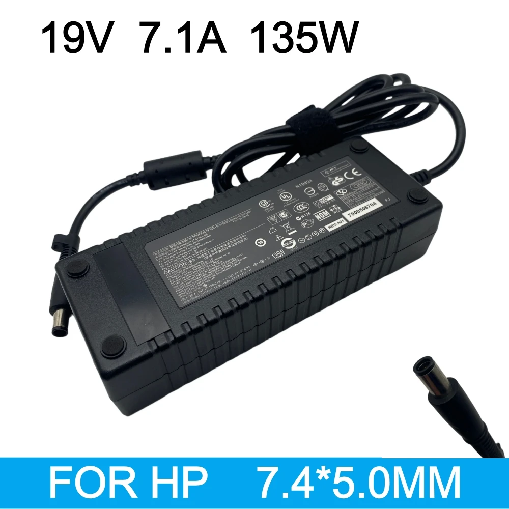 Adaptador de CA genuino de 19V 7.1A 135W para HP 397803-001 397747-001 481420-001 DC7800 DC7900 Compaq Elite 8200 8300 cargador de ordenador portátil