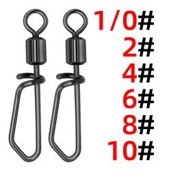 50Pcs Rotating T-Swivel Horoscope Ring 8 Figure Ring Connector Fishing Gear Accessories Fishing Buckle