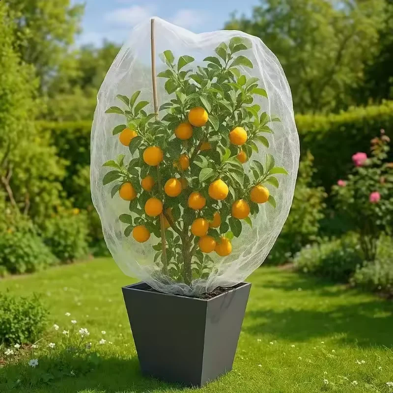 1pcs Nylon Reusable Fruit Protection Mesh Bags Anti Bird Insect Net Cover for Strawberry Grape Vegetable Tree Garden Plant Guard