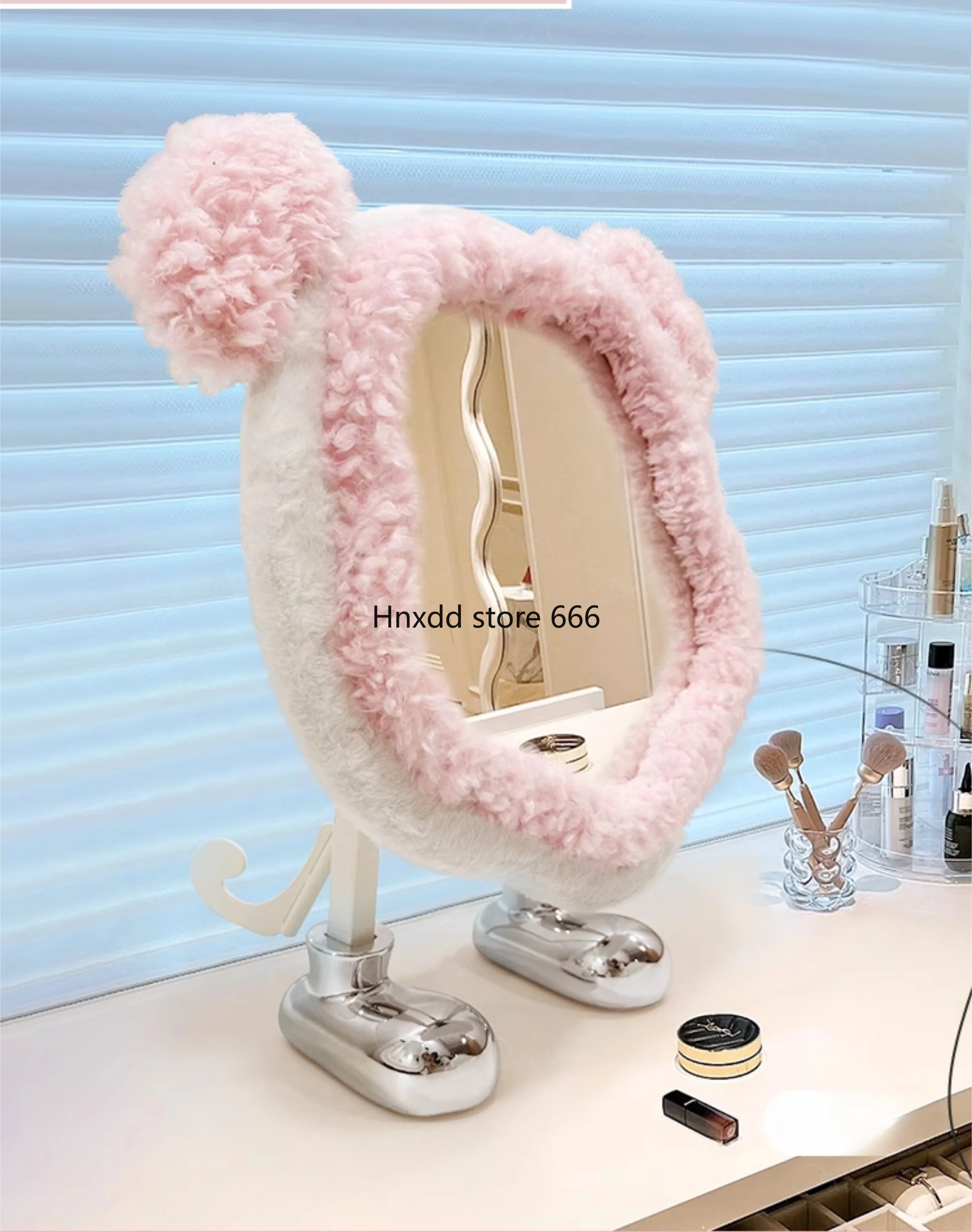 ins wind Mickey bedroom desktop cartoon Keli home dormitory creative dresser mirror