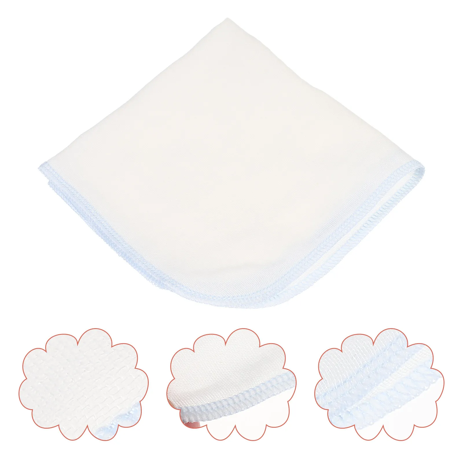 

Набор из 10 детских полотенец из чистого хлопка без химикатов, быстросохнущие, для новорожденных, для чувствительной кожи, для лица и от слюней