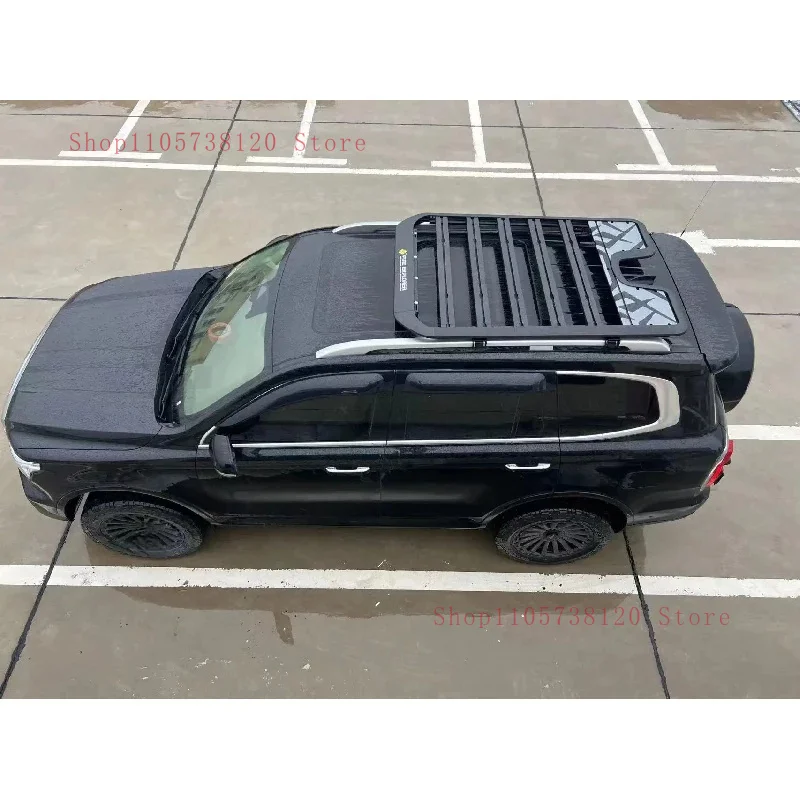 Stainls Steel Top Cargo Cer Black Powder Coating Rack 0 ROOF PLATFORM