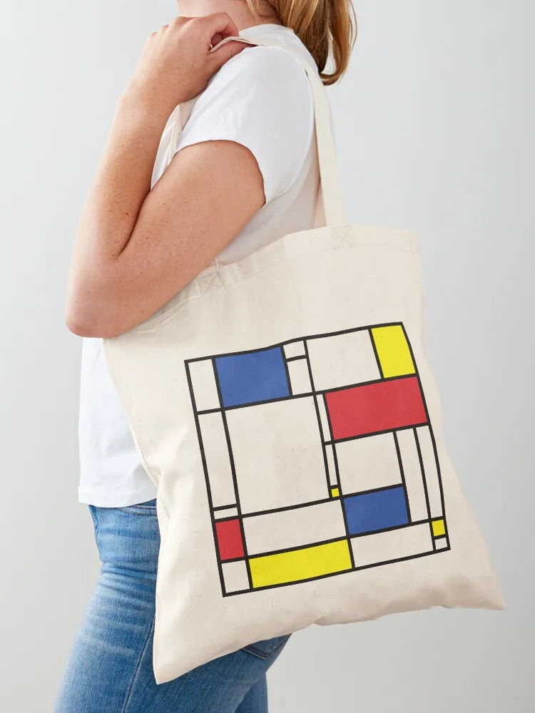 Mondrian Minimalist De Stijl Modern Art ? fatfatin Tote Bag Canvas stote bag Fabric bag Women's shopping