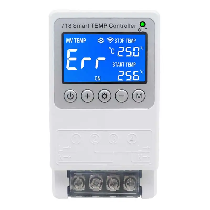 220VAC Intelligent Temperature Controller With Probe WiFi APP Remote Control Smart Temperature Control