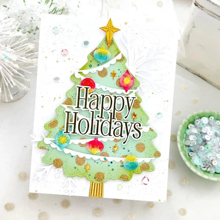 Papertreyink مقالة ختم 2025 جديد لسجل القصاصات مذكرات الديكور قالب النقش لتقوم بها بنفسك بطاقات المعايدة اليدوية #5