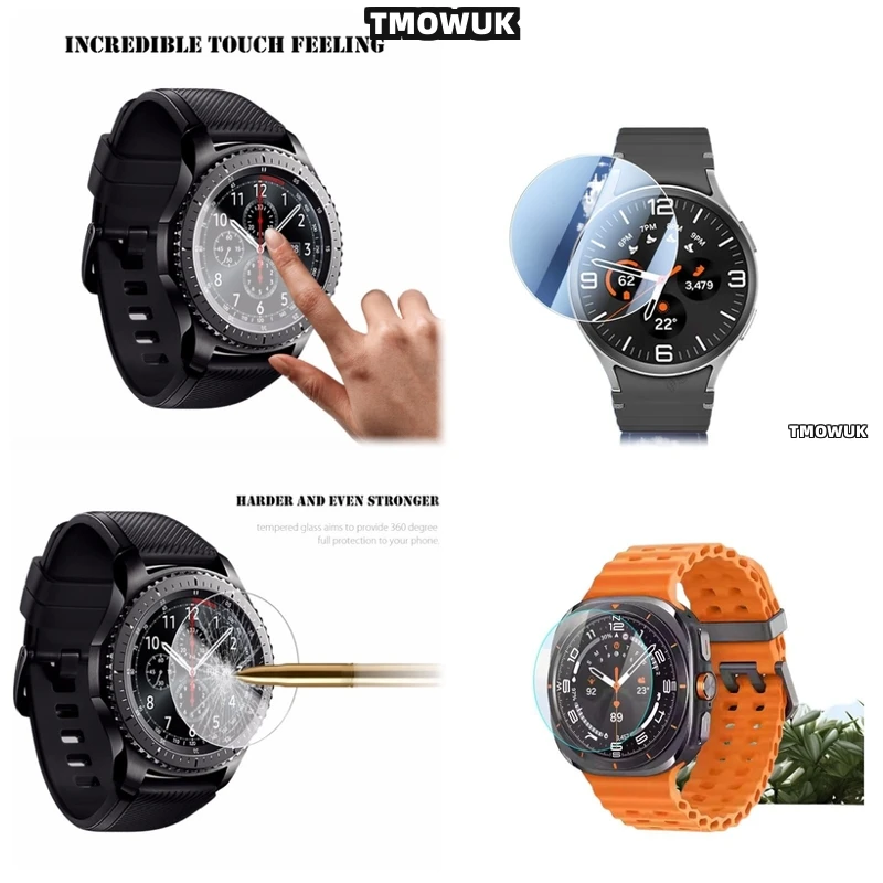 

For Samsung Galaxy Watch 8 44mm 40mm Watch8 Classic 3-Pack Screen Protector - 9H HD Clear Impact Resistant