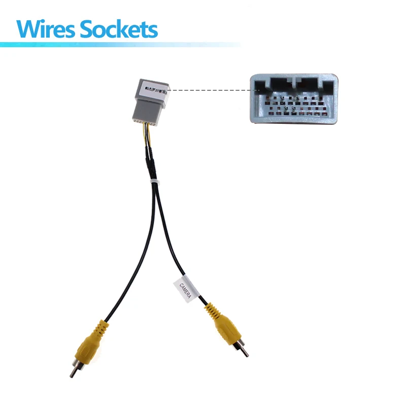 Car Reverse Camera Output Video Adapter Cable for Mitsubishi 18pin Original Factory Auto Camera Video Output