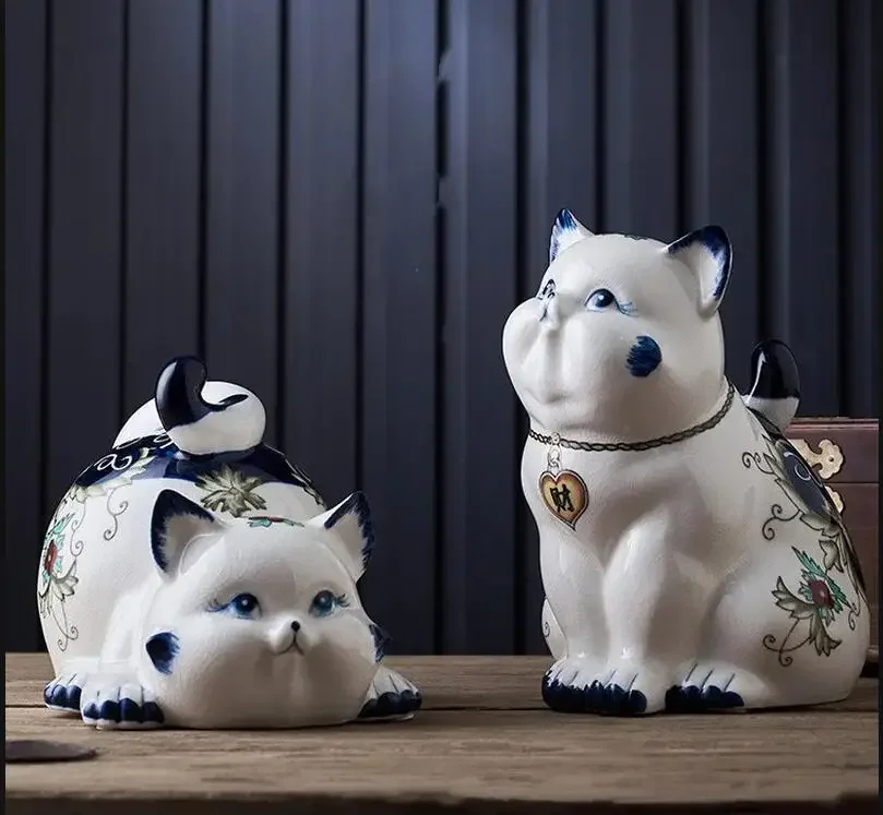 Ceramic Ornament Home Decoration Crafts Wedding Gift Decorative Accessories Statue Knickknacks Statuette Figurines Sculpture