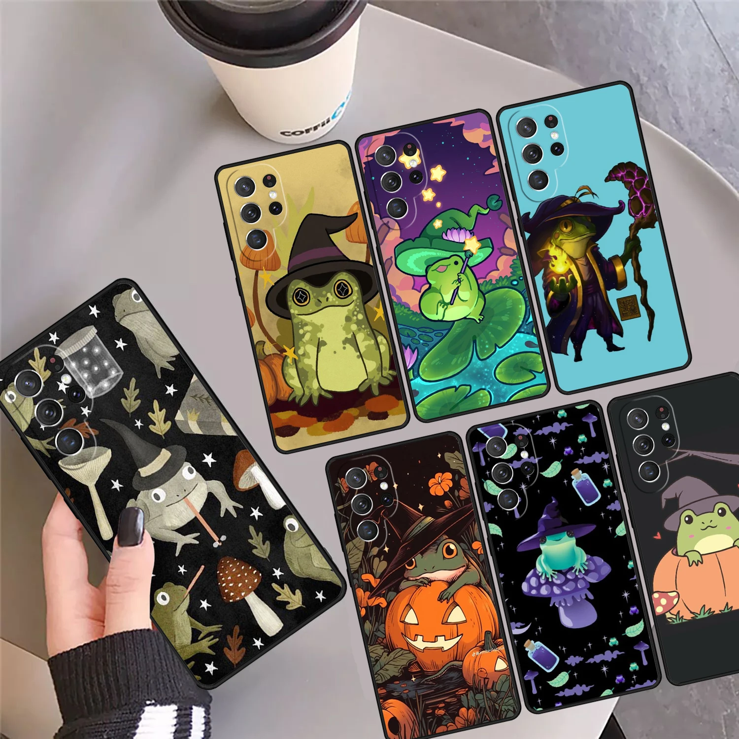 

Чехол для телефона «Ведьма-лягушка» для Samsung Galaxy S24 S25 Ultra 23 S22 Plus S21fe Lite S20 Note 10 Pro Note 20
