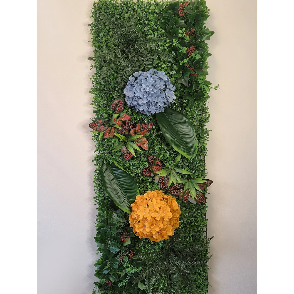 120cm * 40cm Hochzeits feier Haupt dekoration künstliche Pflanze Rasen Panel Wand für Wohnzimmer Hintergrund Spleißen dekorativ – Detail 9