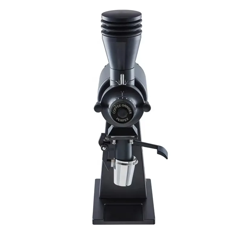 90mm Coffee Grinder Flat Wheel Burr Machine Adjustable Grinding Powder Size Electric Coffee Grinder