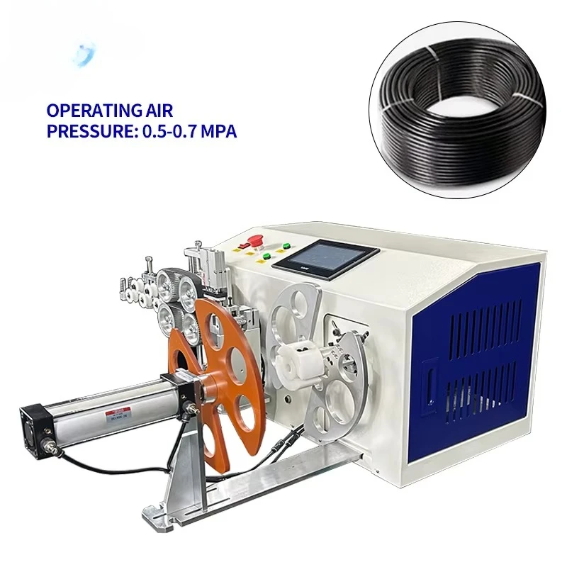 2026-Fully Automatic Fiber Optical Rope Winding Equipment Length Measuring Smart Electric Cable Coil Winding Machinery Machine
