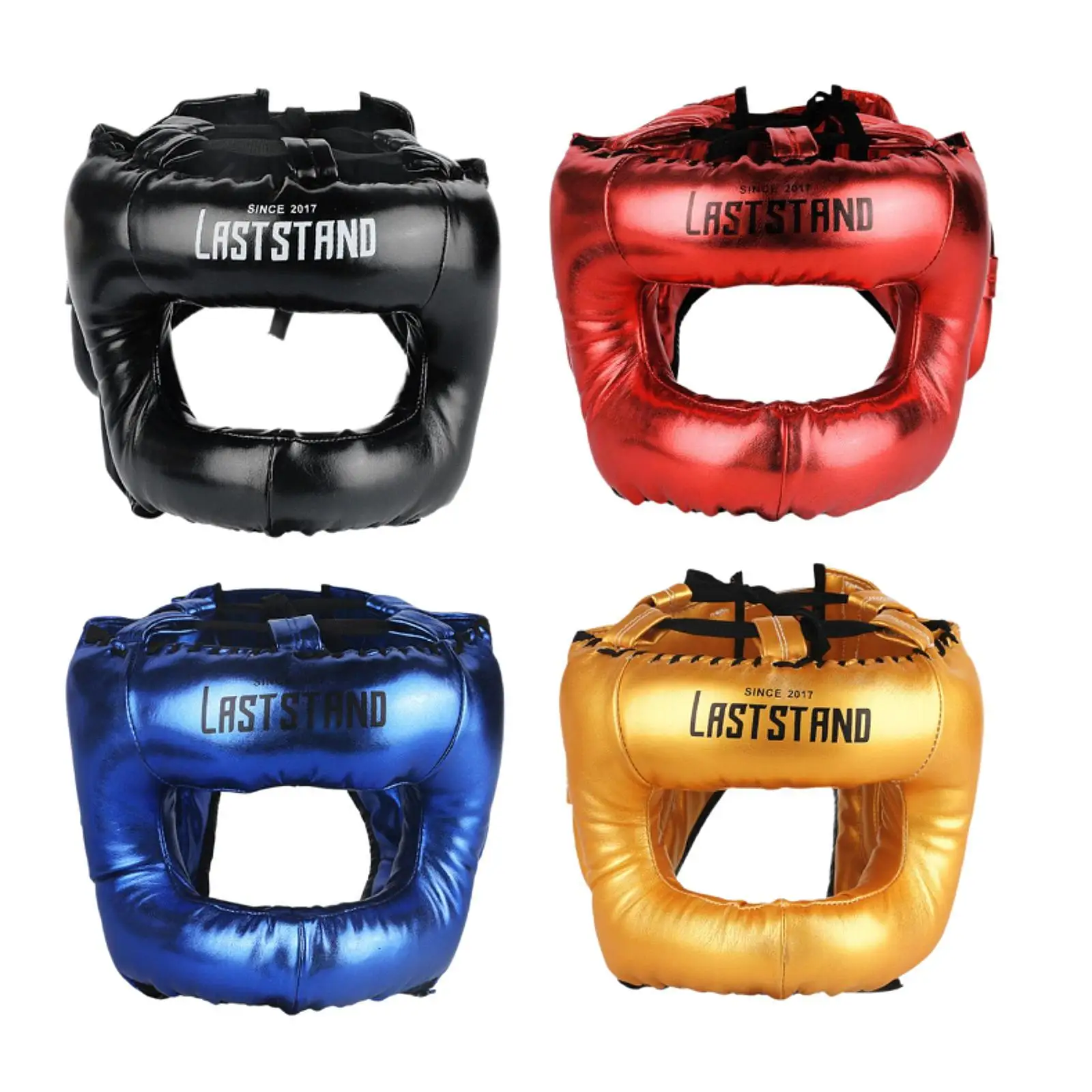 Boxing Headgear Adjustable Lightweight Face Shield Full Coverage Head Guard for Martial Arts Grappling Sanda Taekwondo Muay Thai