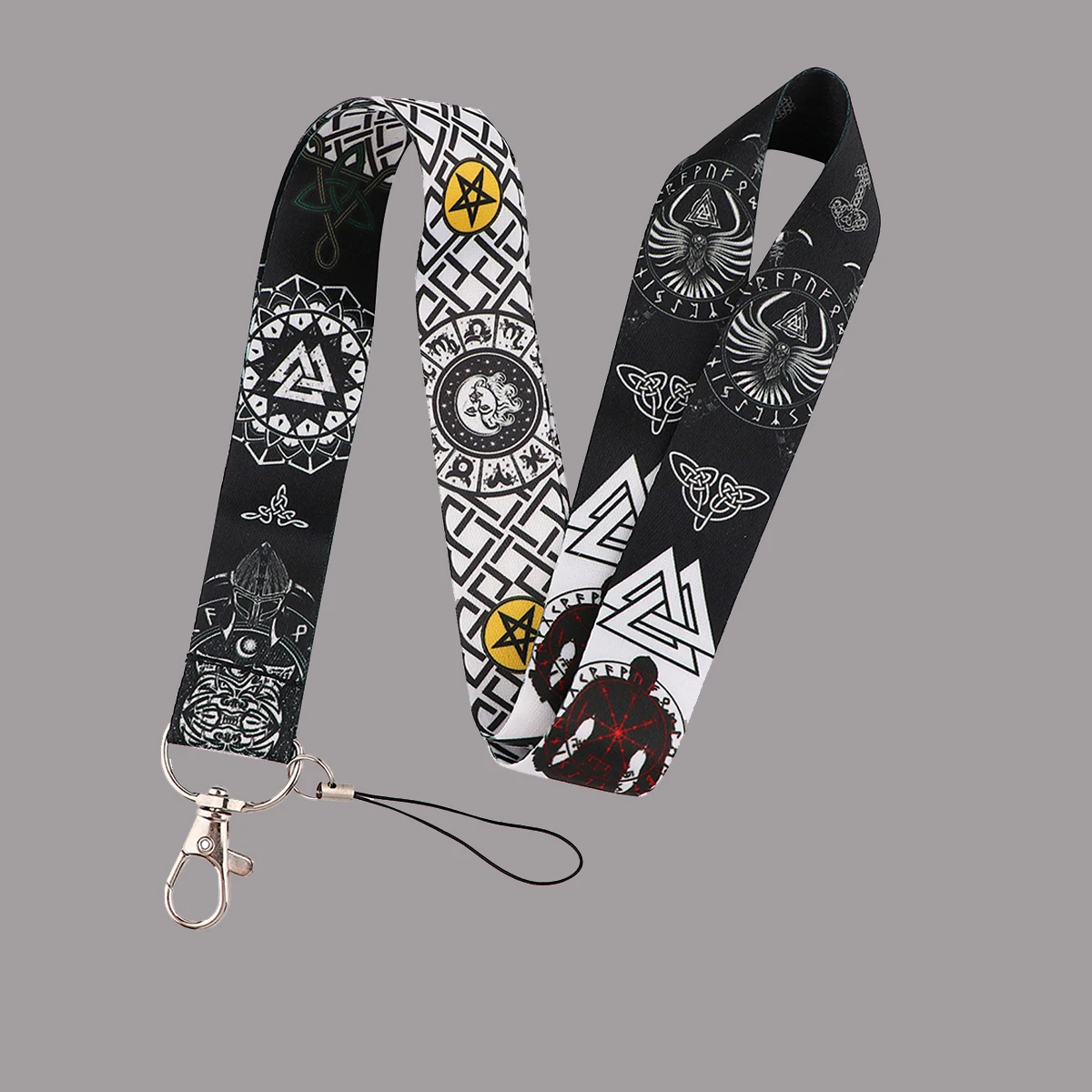 

Viking Symbol Lanyards For Key Neck Strap Gym Keychain Cell Phone Key Holder Hanging Rope Keyrings Accessories Gifts